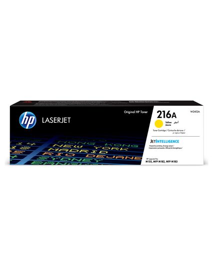 HP 216A YELLOW LASERJET TONER CARTRIDGE (850K) (W2412A) (HPW2412A)