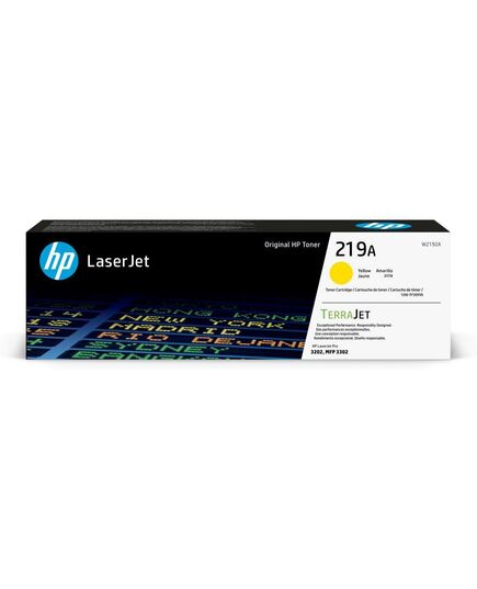 HP 219A YELLOW LASERJET TONER CARTRIDGE (W2192A) (HPW2192A)