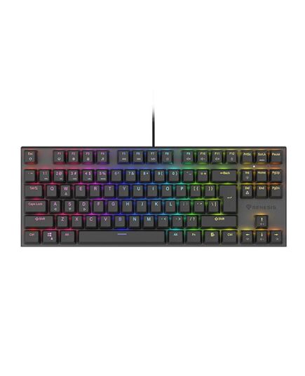 GENESIS GAMING KEYBOARD THOR 303 TKL BLACK US  MECHANICAL RGB, BROWN SWITCH, HOT SWAP (NKG-2175) (GNSNKG-2175)