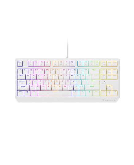 GENESIS GAMING KEYBOARD THOR 230 TKL US RGB MECHANICAL OUTEMU BROWN WHITE HOT SWAP (NKG-2080) (GNSNKG-2080)