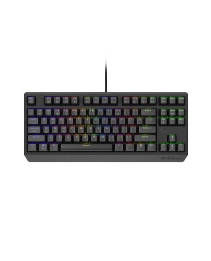 GENESIS GAMING KEYBOARD THOR 230 TKL US RGB MECHANICAL OUTEMU BROWN BLACK HOT SWAP (NKG-2079) (GNSNKG-2079)