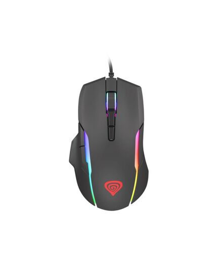 GENESIS GAMING MOUSE XENON 220 G2 12800DPI RGB, OPTICAL WITH SOFTWARE, BLACK SILENT (NMG-1572) (GNSNMG-1572)