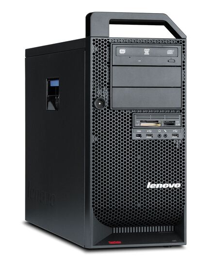 LENOVO WORKSTATION D20, REFURBISHED GRADE A REPAINTED, X5650, 12/512GB SSD, DVD, QUADRO 2000, FREEDOS