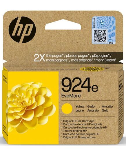HP 924E EVOMORE YELLOW ORIGINAL INK CARTRIDGE