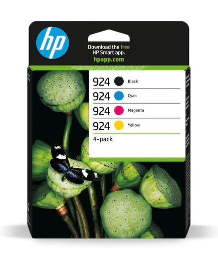 HP 924 CMYK ORIGINAL INK CARTRIDGE 4-PACK