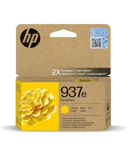 HP 937E EVOMORE YELLOW ORIGINAL INK CARTRIDGE