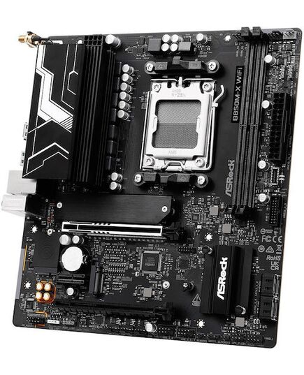 ASROCK MB B850M-X WIFI R2.0, SOCKET AMD AM5, CS AMD B850, 2 DIMM SOCKETS DDR5, HDMI/DP, PCI-E GEN 5.0, 2.5G LAN, MICRO-ATX, 3YW.