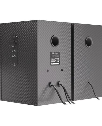 GENESIS GAMING SPEAKERS HELIUM 200, 2.0 BLACK. WOOD (NCS-1305) (GNSNCS-1305)