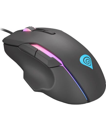 GENESIS GAMING MOUSE XENON 220 G2 12800DPI RGB, OPTICAL WITH SOFTWARE, BLACK SILENT (NMG-1572) (GNSNMG-1572)