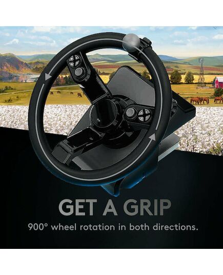 LOGITECH HEAVY EQUIPMENT - G-SERIES - STEERING WHEEL AND PEDAL SET (945-000062) (LOGGSAITEKB)