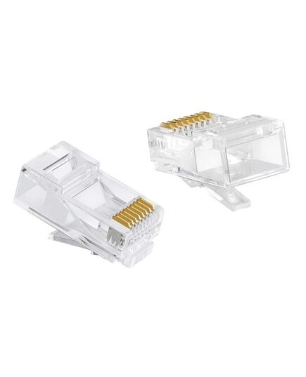 POWERTECH ΒΎΣΜΑ RJ45 CAB-N446, CAT 6/6A UTP, ΔΙΆΦΑΝΟ, 50ΤΜΧ