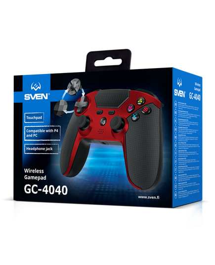 SVEN WIRELESS GAMEPAD GC-4040 RED (SV-021443)