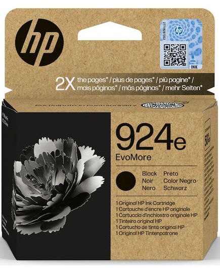 HP 924E EVOMORE BLACK ORIGINAL INK CARTRIDGE