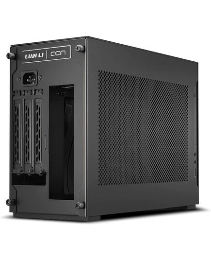 LIAN LI A4 H2O BLACK 4.0 - MINI-ITX PC CASE / SFX, SFX-L / ALUMINUM PANELS / GPU 3 SLOTS TOWER
