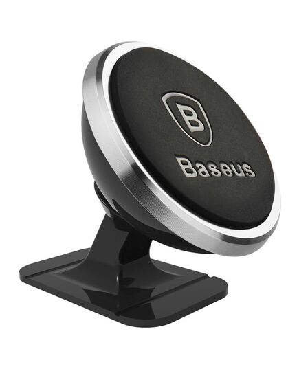 BASEUS MAGNETIC CAR HOLDER FOR SMARTPHONE SILVER (SUCX140012) (BASSUCX140012)