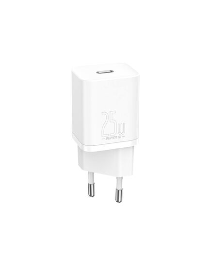 BASEUS SUPER SI 1C TRAVEL  QUICK CHARGER WHITE (25W) (CCSP020102) (BASCCSP020102)