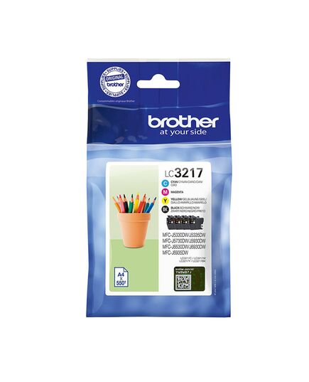 BROTHER ΜΕΛΆΝΙ INKJET LC-3217VP MULTIPACK (LC-3217VP) (BRO-LC-3217VP)