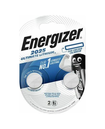 ENERGIZER ULTIMATE LITHIUM ΜΠΑΤΑΡΊΕΣ ΡΟΛΟΓΙΏΝ CR2025 3V 2ΤΜΧ (27108209) (ENE27108209)