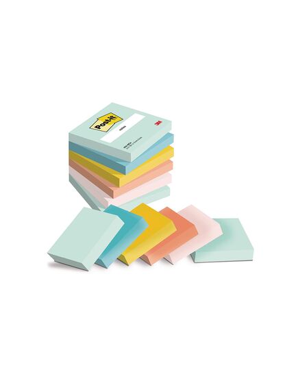 ΑΥΤΟΚΌΛΛΗΤΑ ΧΑΡΤΆΚΙΑ 3M POST-IT 76 X 76 MM (BEACHSIDE COLOR) (100 ΦΎΛΛΑ,6ΆΔΑ) (654-6-ΒΕΑ) (MMM6546BEA)