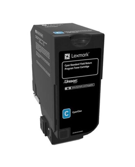 LEXMARK CS720/CS725/CX725 CYAN RET. P. TONER CRTR SC (74C2SC0) (LEX74C2SC0)
