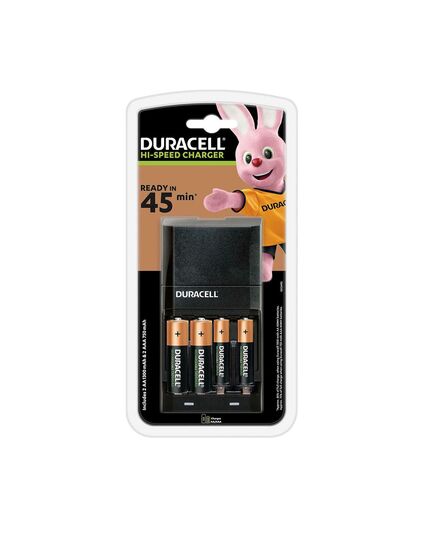 DURACELL CEF27 ΦΟΡΤΙΣΤΉΣ 4 ΜΠΑΤΑΡΙΏΝ NI-MH ΜΕΓΈΘΟΥΣ AA/AAA ΣΕΤ ΜΕ 2X AA 1300MAH ΚΑΙ 2X AAA 750MAH (DCEF27)(DURDCEF27)