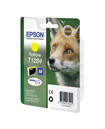 EPSON ΜΕΛΆΝΙ INKJET T1284 YELLOW (C13T12844012) (EPST128440)