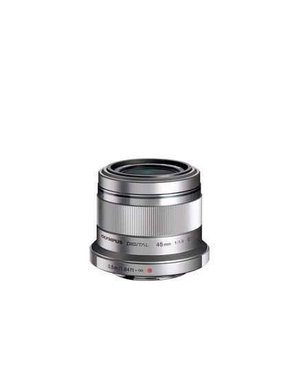OLYMPUS 45MM 1:1.8 SILVER M.ZUIKO DIGITAL (ET-M4518) LENSE MICRO FT