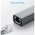 POWERTECH CONVERTER USB TYPE-C ΣΕ ETHERNET RJ45 PTH-044, 1000MBPS, ΓΚΡΙ