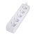 POWERTECH ΠΟΛΎΠΡΙΖΟ PT-871, 5X SCHUKO, 16A, 3M, ΛΕΥΚΌ
