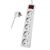 POWERTECH ΠΟΛΎΠΡΙΖΟ PT-874, 5X SCHUKO, 16A, 1.5M, ΛΕΥΚΌ