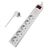 POWERTECH ΠΟΛΎΠΡΙΖΟ ΑΣΦΑΛΕΊΑΣ PT-882, 5X SCHUKO, 16A, 3M, ΛΕΥΚΌ