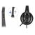 DELOCK HEADPHONES ΜΕ ΜΙΚΡΌΦΩΝΟ 27177, MONO, USB, VOLUME CONTROL, ΜΑΎΡΑ