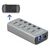 DELOCK USB HUB ΜΕ ΔΙΑΚΌΠΤΕΣ 63263, 5X USB & USB-C PD, 5GBPS, 2.4A, ΓΚΡΙ