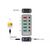 DELOCK USB HUB ΜΕ ΔΙΑΚΌΠΤΕΣ 63263, 5X USB & USB-C PD, 5GBPS, 2.4A, ΓΚΡΙ