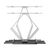BRATECK ΕΠΙΤΟΊΧΙΑ ΒΆΣΗ LPA49-486XLD ΓΙΑ ΤΗΛΕΌΡΑΣΗ 43"-90", ΈΩΣ 80KG