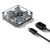 ORICO USB HUB MH4U-U3, 4X USB, 5GBPS, ΔΙΆΦΑΝΟ