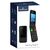 POWERTECH ΚΙΝΗΤΌ ΤΗΛΈΦΩΝΟ SENTRY DUAL II, 2 ΟΘΌΝΕΣ, SOS CALL, ΜΑΎΡΟ
