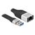 DELOCK ΚΑΛΏΔΙΟ USB ΣΕ RJ45 86937, 10/100/1000 MBPS, 13CM, ΜΑΎΡΟ