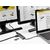 DELOCK USB-C DOCKING STATION 87780, USB & 2X HDMI MST, 4K, ΓΚΡΙ