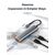 CABLETIME USB-C HUB CT-HUBP4, 4X USB ΘΎΡΕΣ, 5GBPS, ΓΚΡΙ