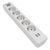 PHILIPS ΠΟΛΎΠΡΙΖΟ SPN3052WA, 5X SCHUKO 16A, 2X USB 2.4A, 2M, ΛΕΥΚΌ
