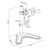 BRATECK ΒΆΣΗ ΓΡΑΦΕΊΟΥ LDT57-T01 ΓΙΑ ΟΘΌΝΗ 17"-32", ΈΩΣ 9KG