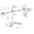 BRATECK ΒΆΣΗ ΓΡΑΦΕΊΟΥ LDT57-T02 ΓΙΑ 2 ΟΘΌΝΕΣ 17"-32", ΈΩΣ 9KG ΑΝΆ ΟΘΌΝΗ