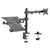 BRATECK ΒΆΣΗ ΓΡΑΦΕΊΟΥ LDT66-C024ML ΓΙΑ ΟΘΌΝΗ 17"-32" & LAPTOP, ΈΩΣ 9KG