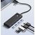 ORICO USB-C HUB PAPW4A-C3 ΜΕ 4X USB ΘΎΡΕΣ, 5GBPS, ΜΑΎΡΟ
