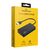 POWERTECH USB HUB PT-1145, 4X ΘΥΡΏΝ, 5GBPS, USB ΣΎΝΔΕΣΗ, ΜΑΎΡΟ