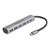 DELOCK USB-C HUB 64232, 4X USB/2X USB-C ΘΎΡΕΣ, 10GBPS, ΓΚΡΙ