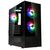 KOLINK OBSERVATORY MX GLASS ARGB MIDI TOWER CASE - BLACK (WITH 5 ARGB FANS - 2X140MM & 3X120MM)