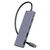 POWERTECH USB HUB PTH-110, 4X ΘΥΡΏΝ, 10GBPS, USB-C ΣΎΝΔΕΣΗ, ΓΚΡΙ