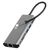 POWERTECH DOCKING STATION PTH-112, 7 ΘΥΡΏΝ, USB-C ΣΎΝΔΕΣΗ, 100W PD, ΓΚΡΙ
